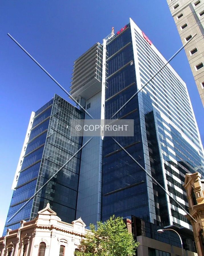 Looking up from Erskine Street