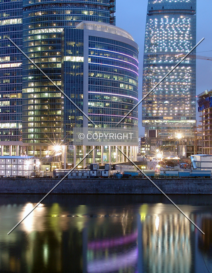 Southern view from across Moskva River