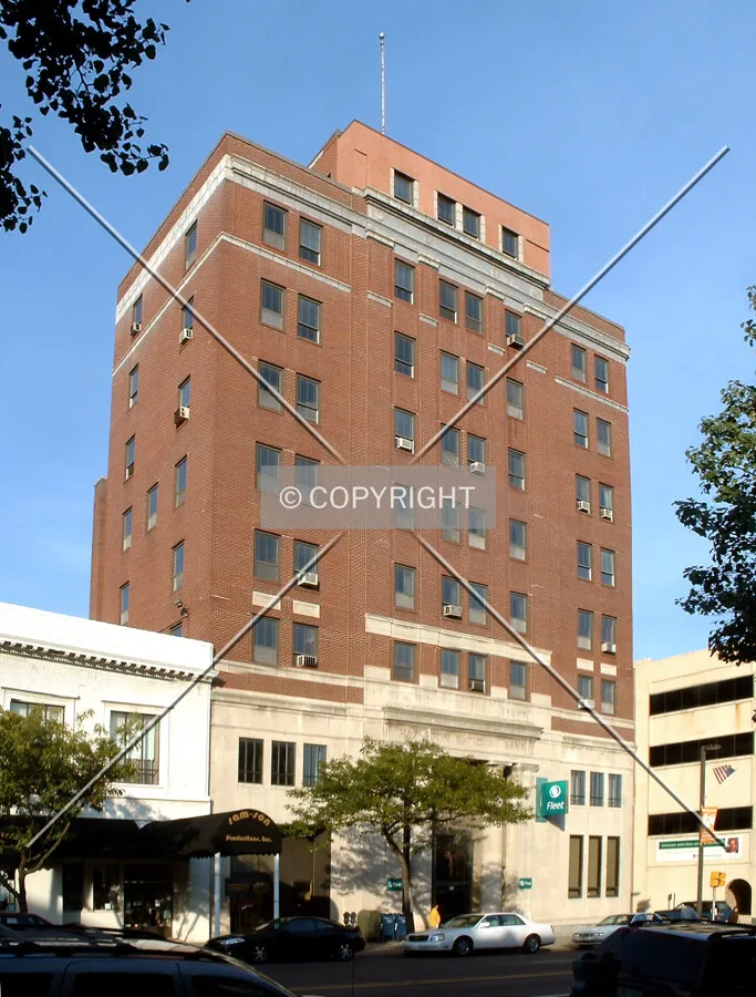 View from the southwest across Broad Street