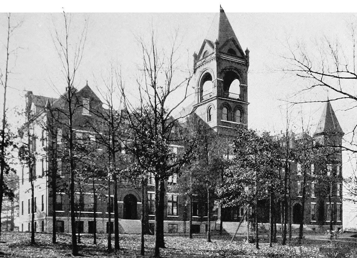 Vintage view from the northeast