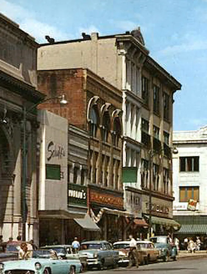 Vintage view from the southwest