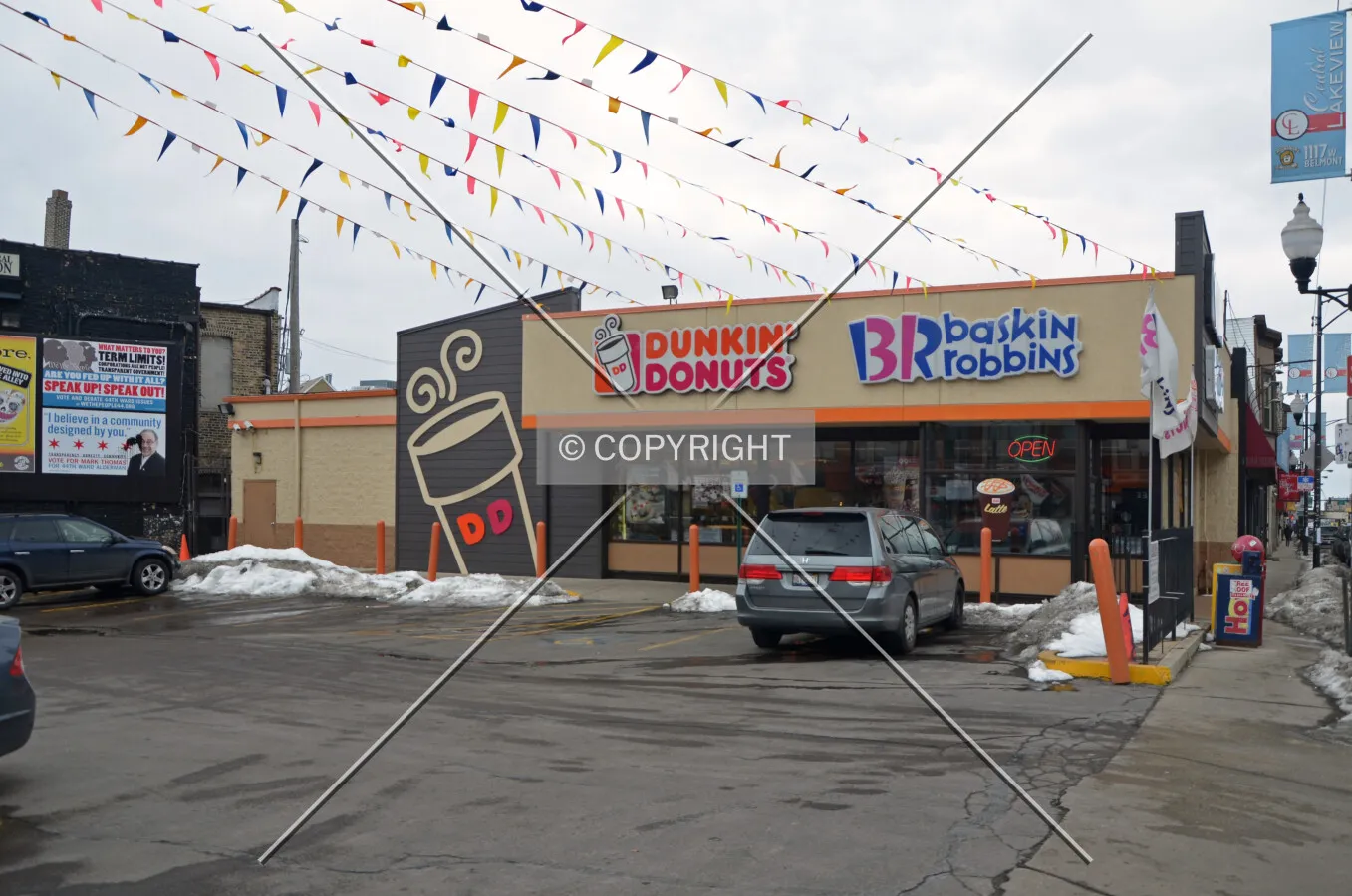 View from the southeast; February 11, 2015.