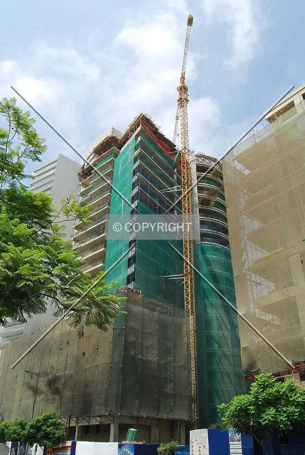 Looking up from Adnan el Hakim Street