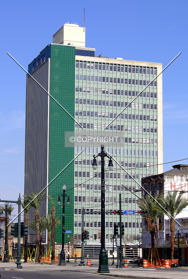 Looking northwest across Canal Street
