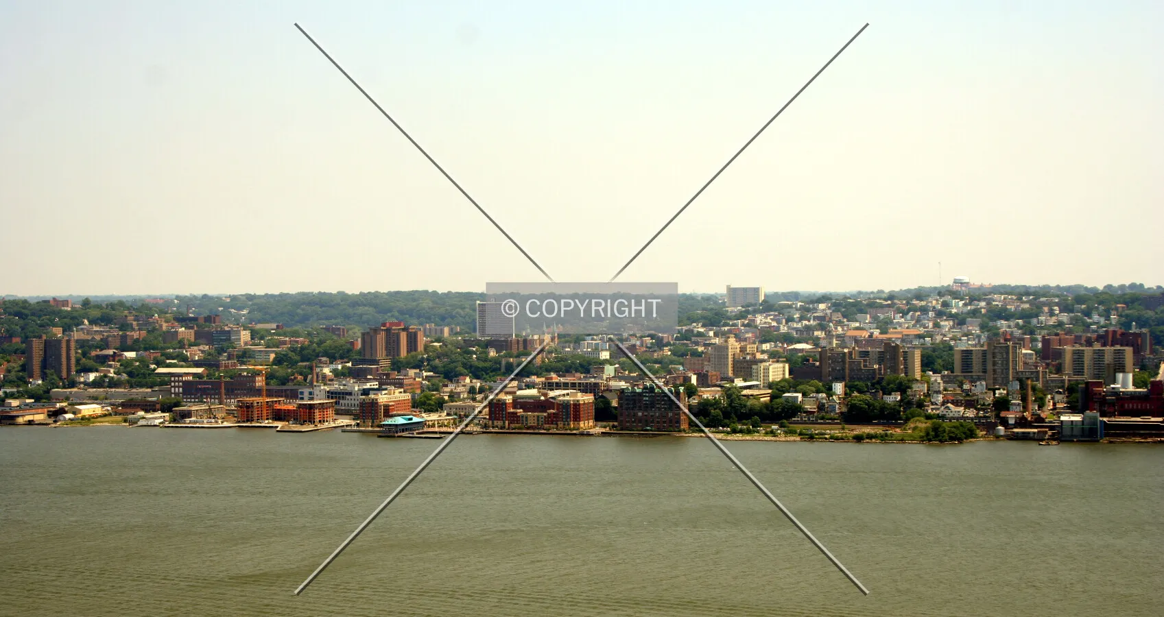 Looking east from New Jersey