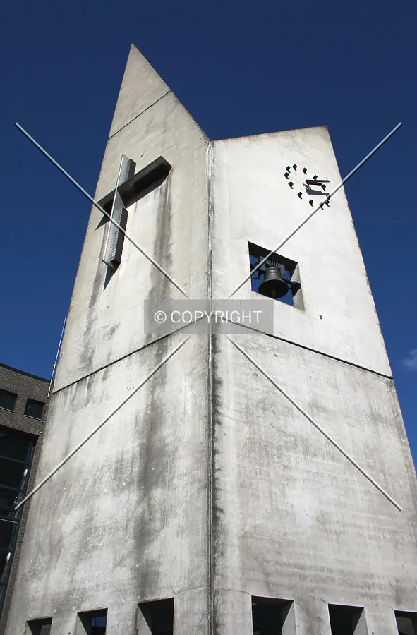 Looking up from the southwest