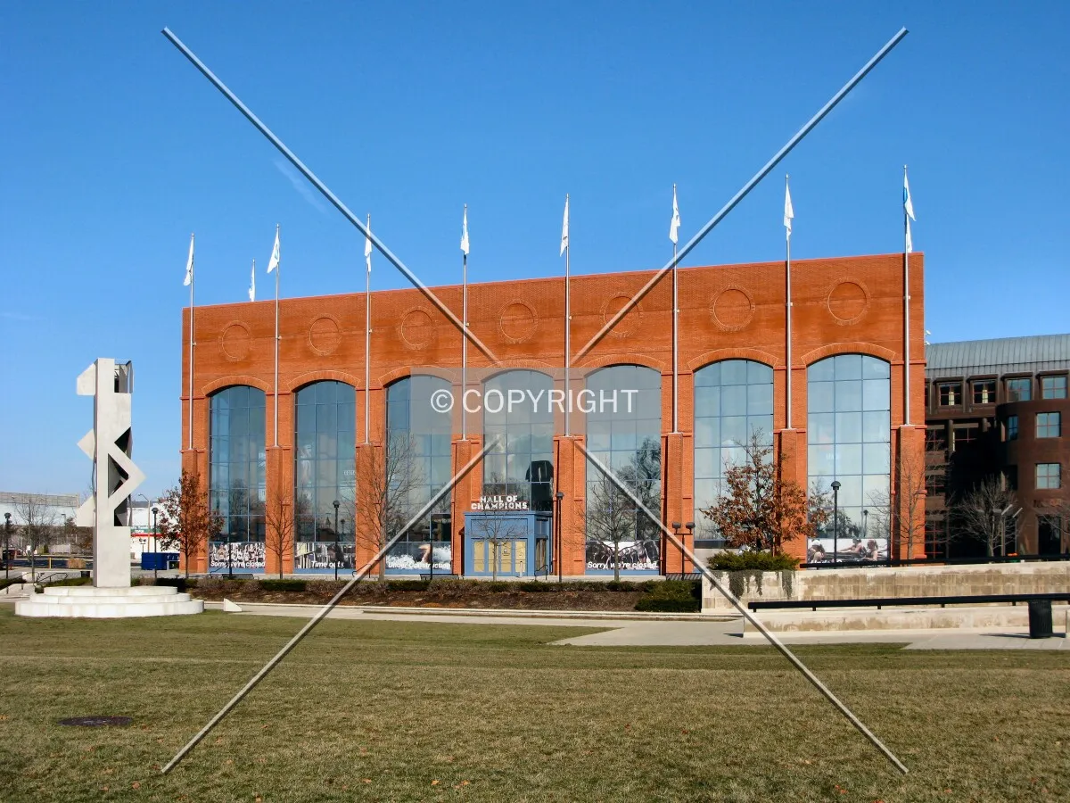 The Hall of Champions from the south