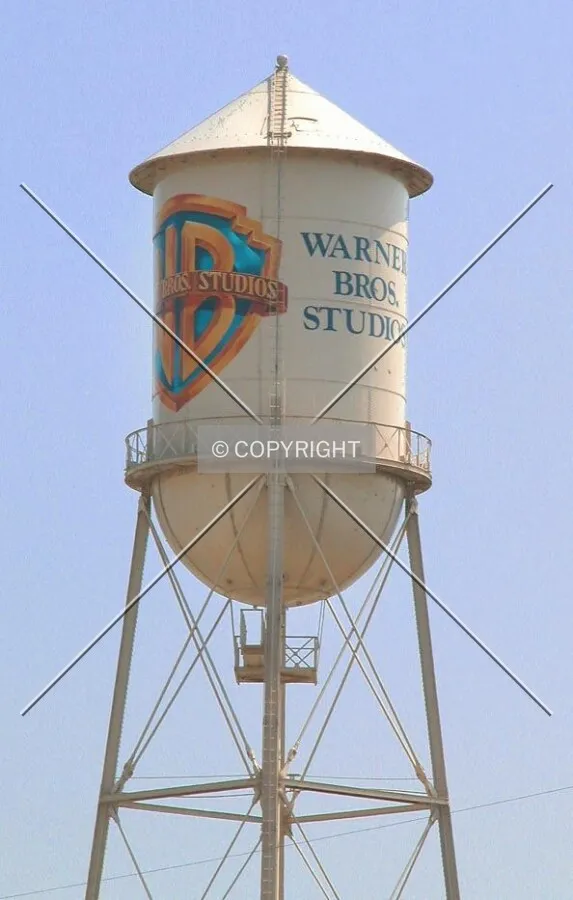 The Warner Brothers Studio water tower