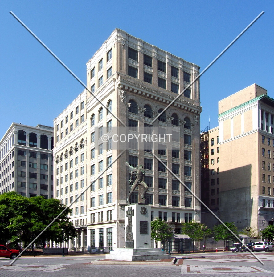 View from the northeast across Exchange Place