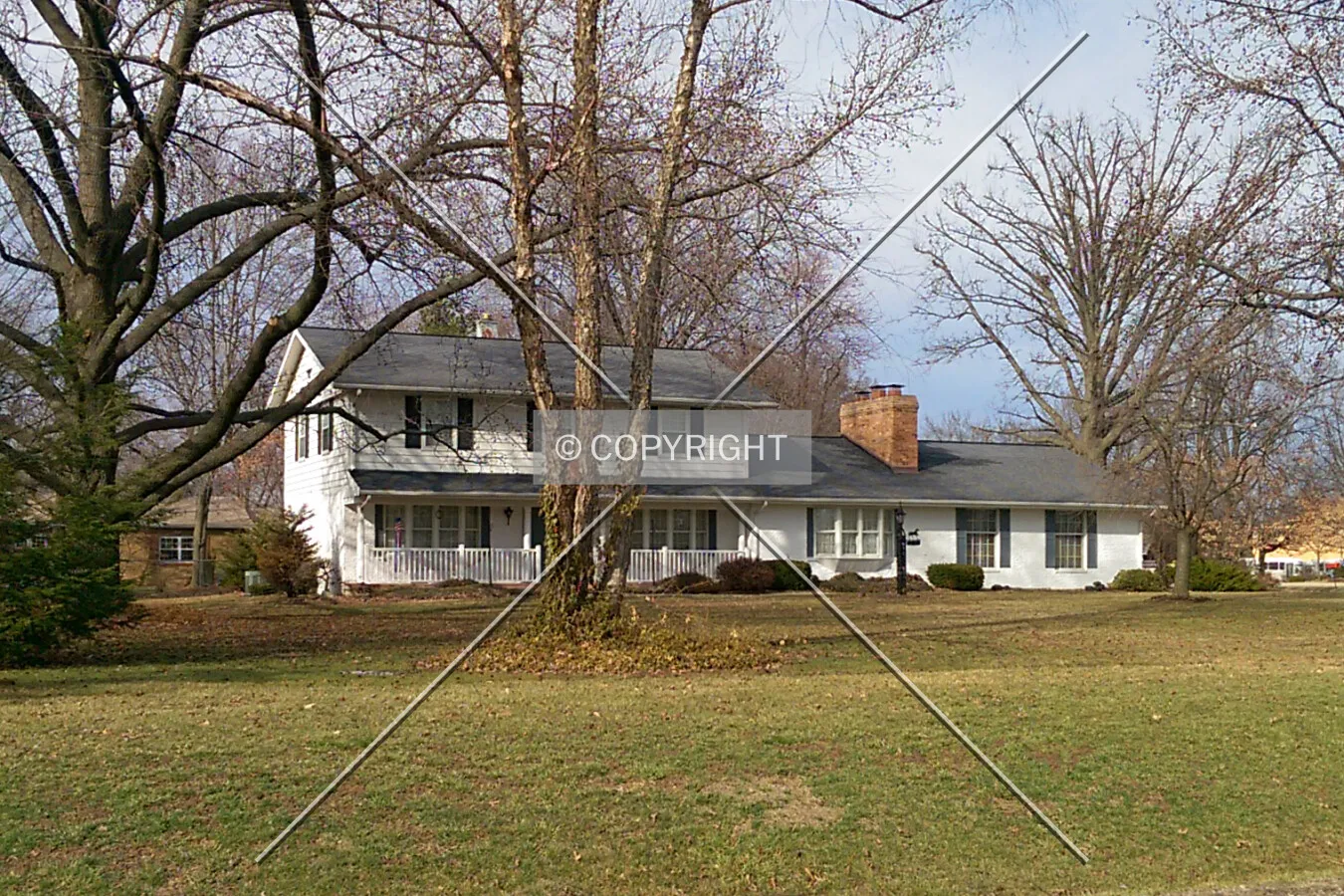 View from the southwest; March 14, 2015