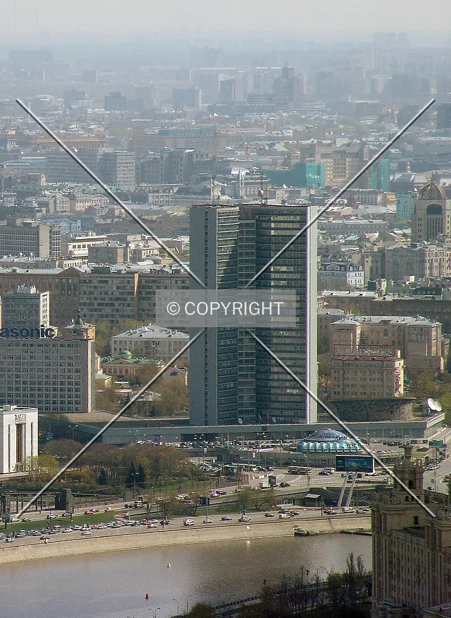 View from the 56th floor of Zapad