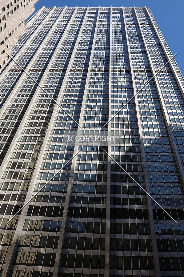 Looking up One Chase Manhattan Plaza