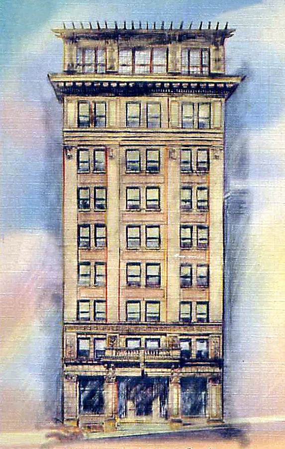 Vintage view from the south
