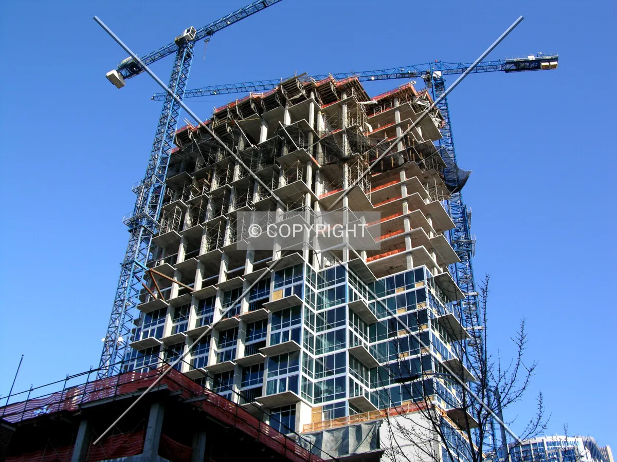 From West 5th Street to the northwest