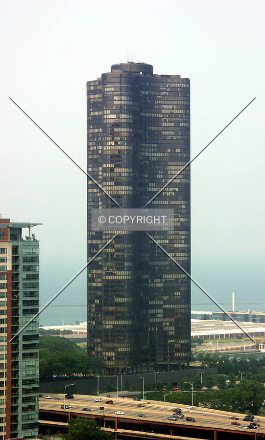 Looking northeast from Blue Cross Blue Shield Tower