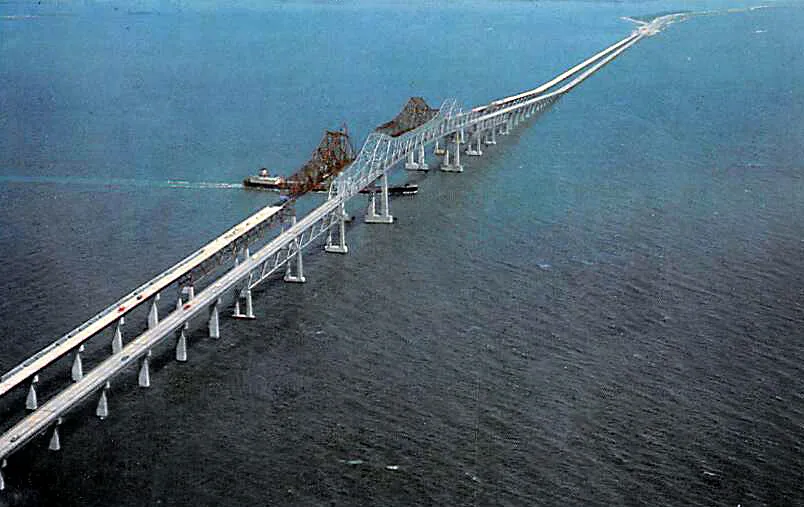 Vintage view from the southeast