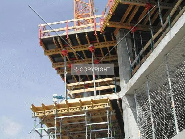 Detail of the building corner