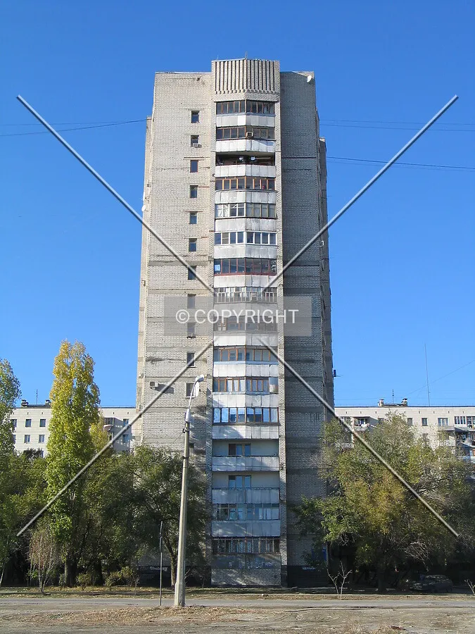 View from the opposite site of the road