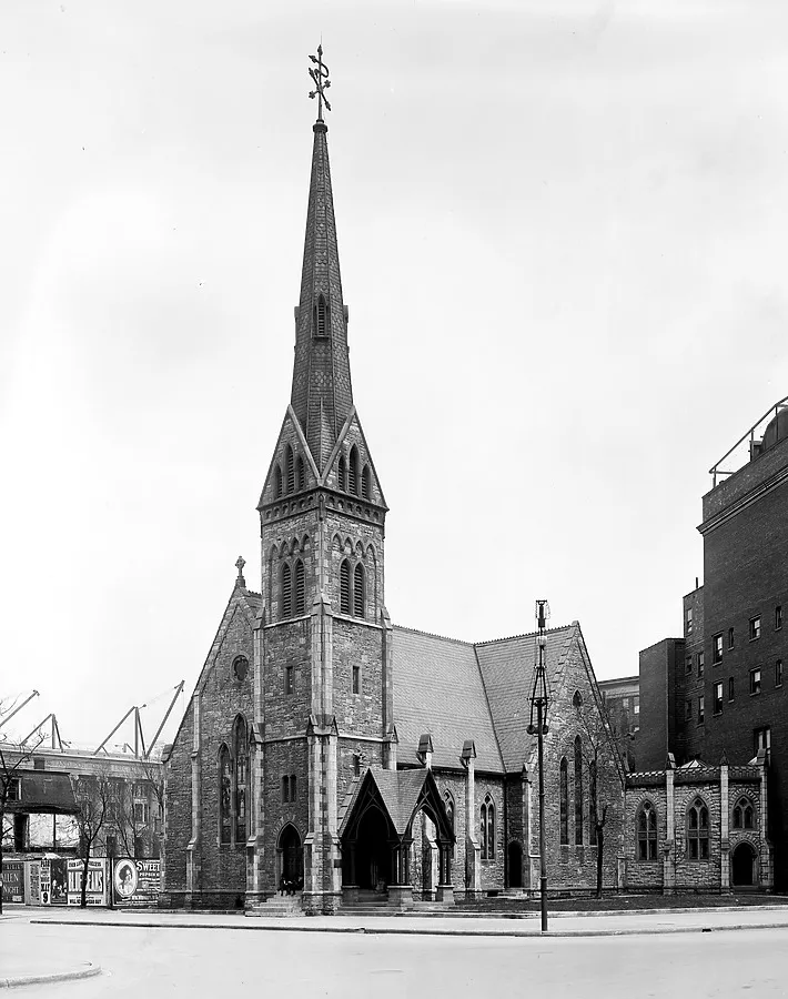 Vintage view from the southwest