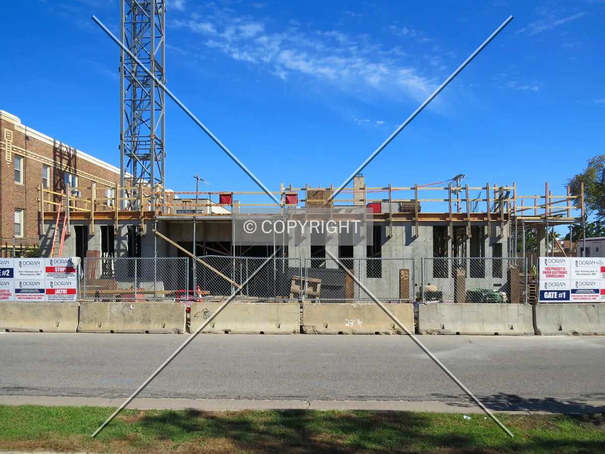 View to the east across Holmes Avenue South