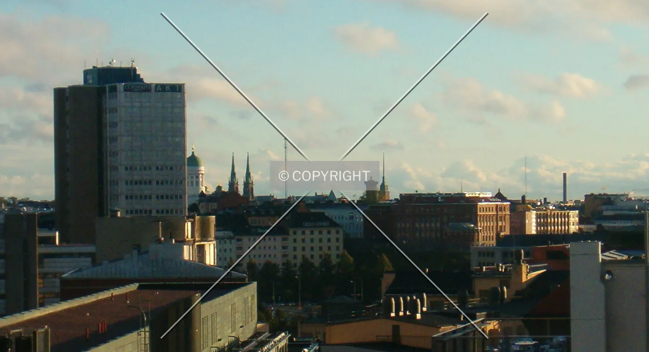 Helsinki skyline from Lintulahti