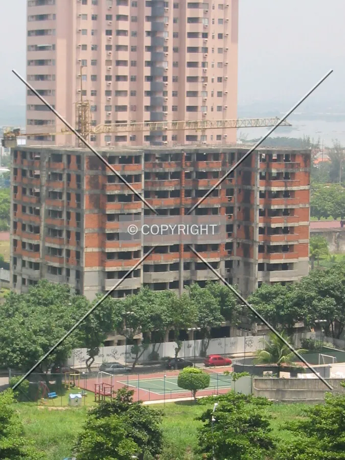 During the restart of the construction