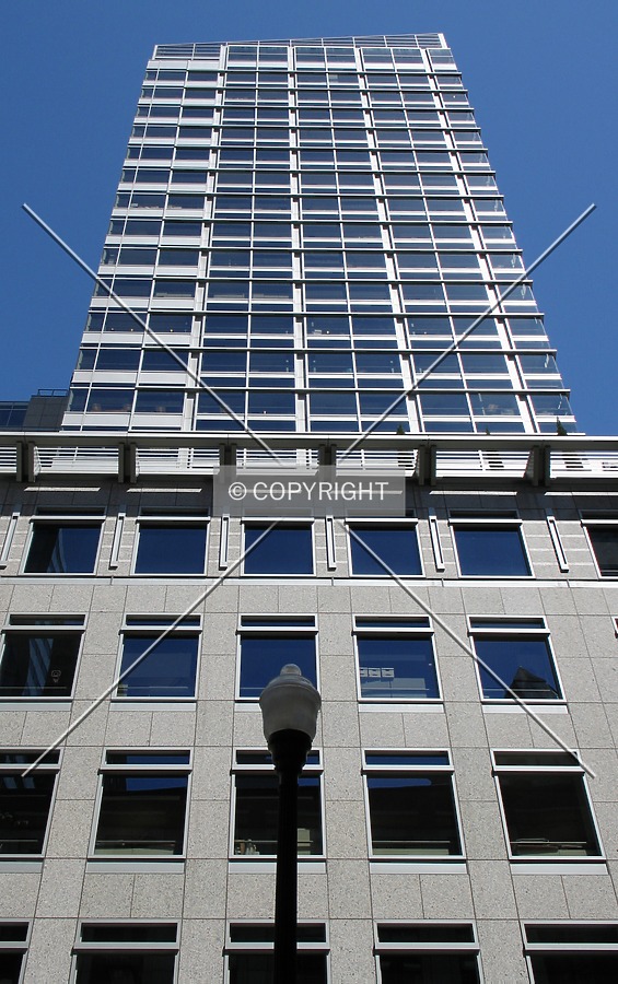 Looking up from the west