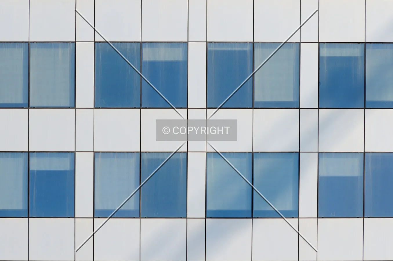 Close-up view of building's facade