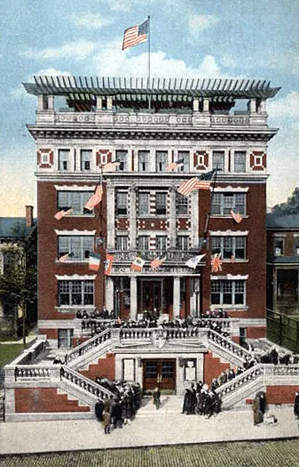 View from the southeast