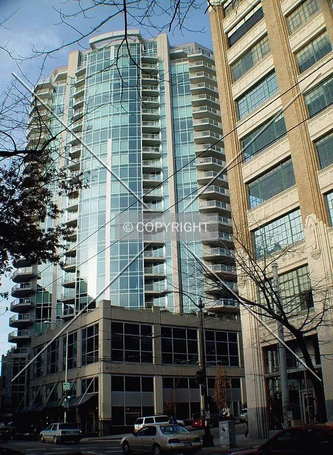 One Pacific Tower on a winter day