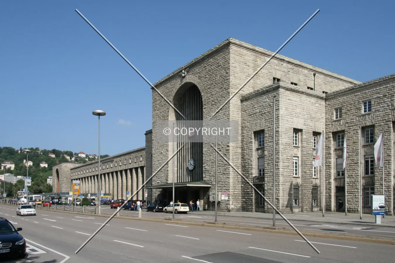 View from the southeast