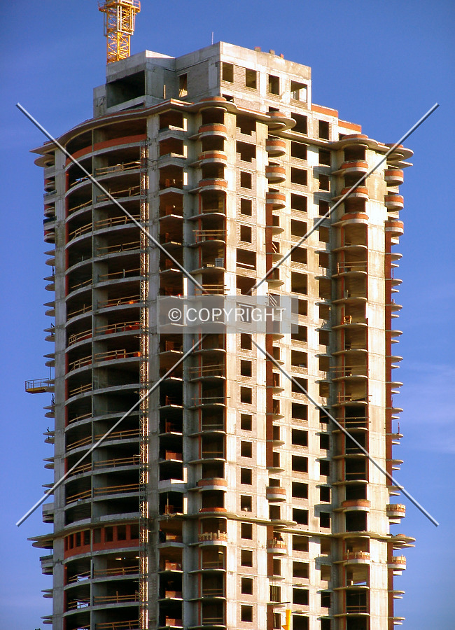The upper floors as seen from the northwest