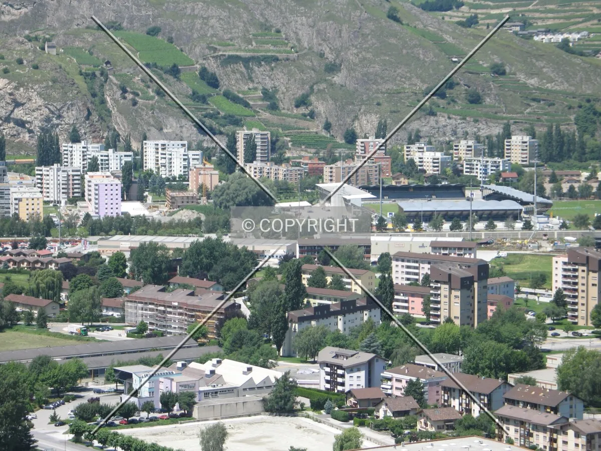 Southern elevated view