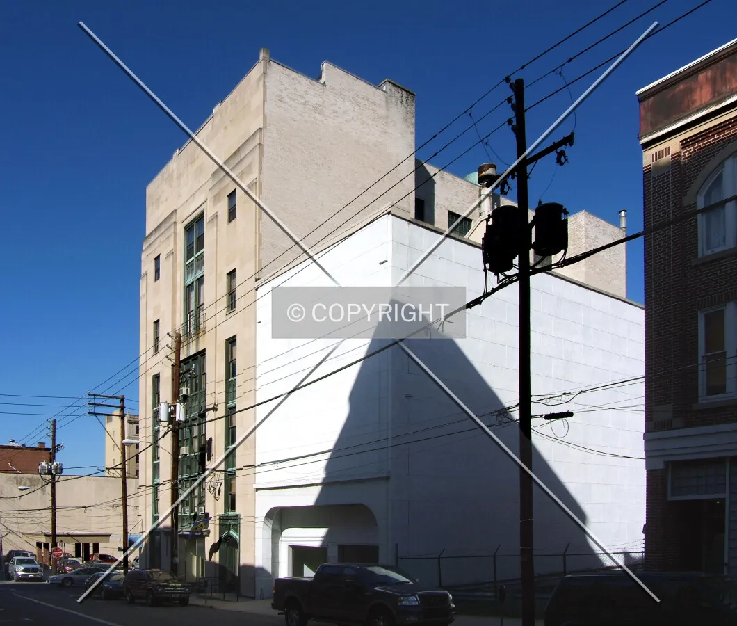 View from the south on 2nd Street