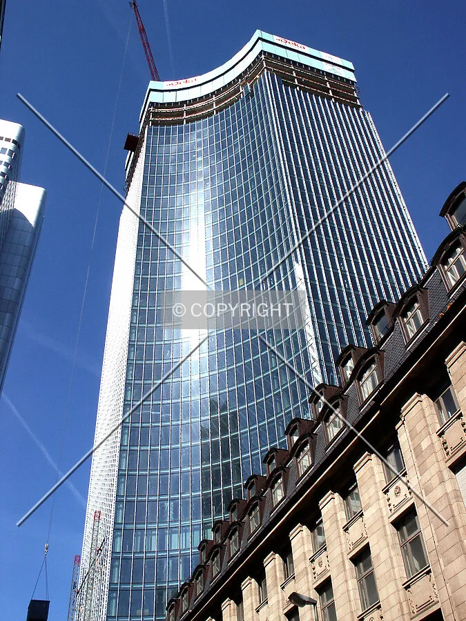Looking up from the southeast