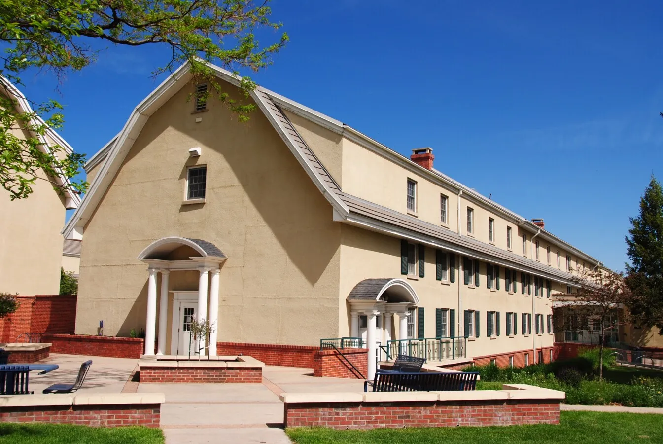 View from the southeast