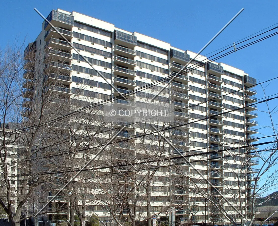 View from the southwest across Prospect Avenue