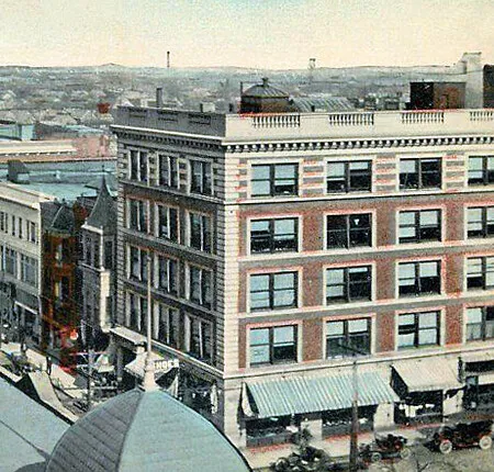 Vintage view from the southwest
