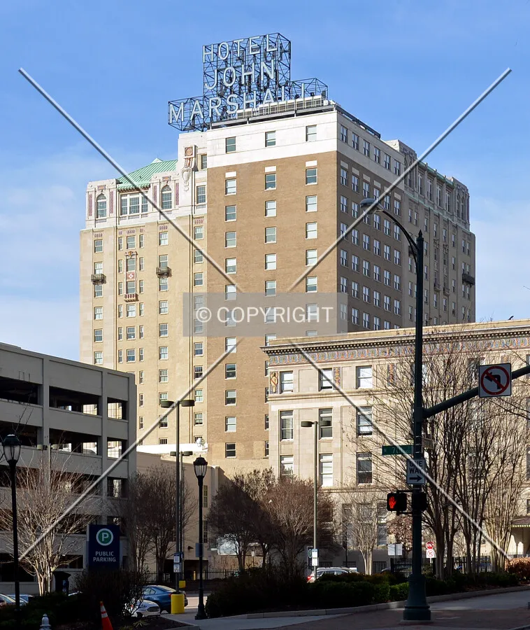 View from the east