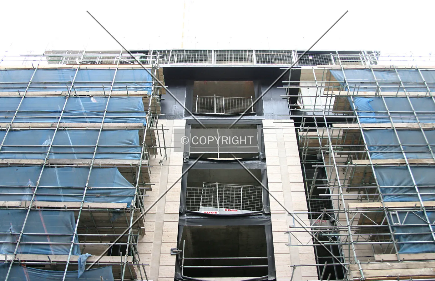 Looking up the Melcombe Street side