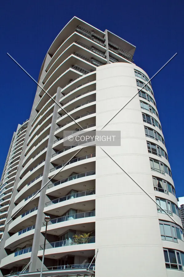 Looking up from O'Brien Street