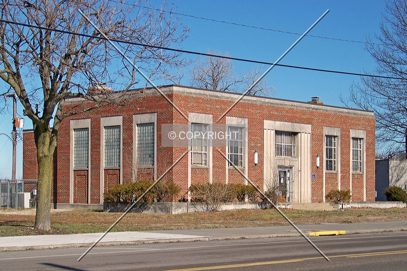 View from the southwest; January 28, 2012