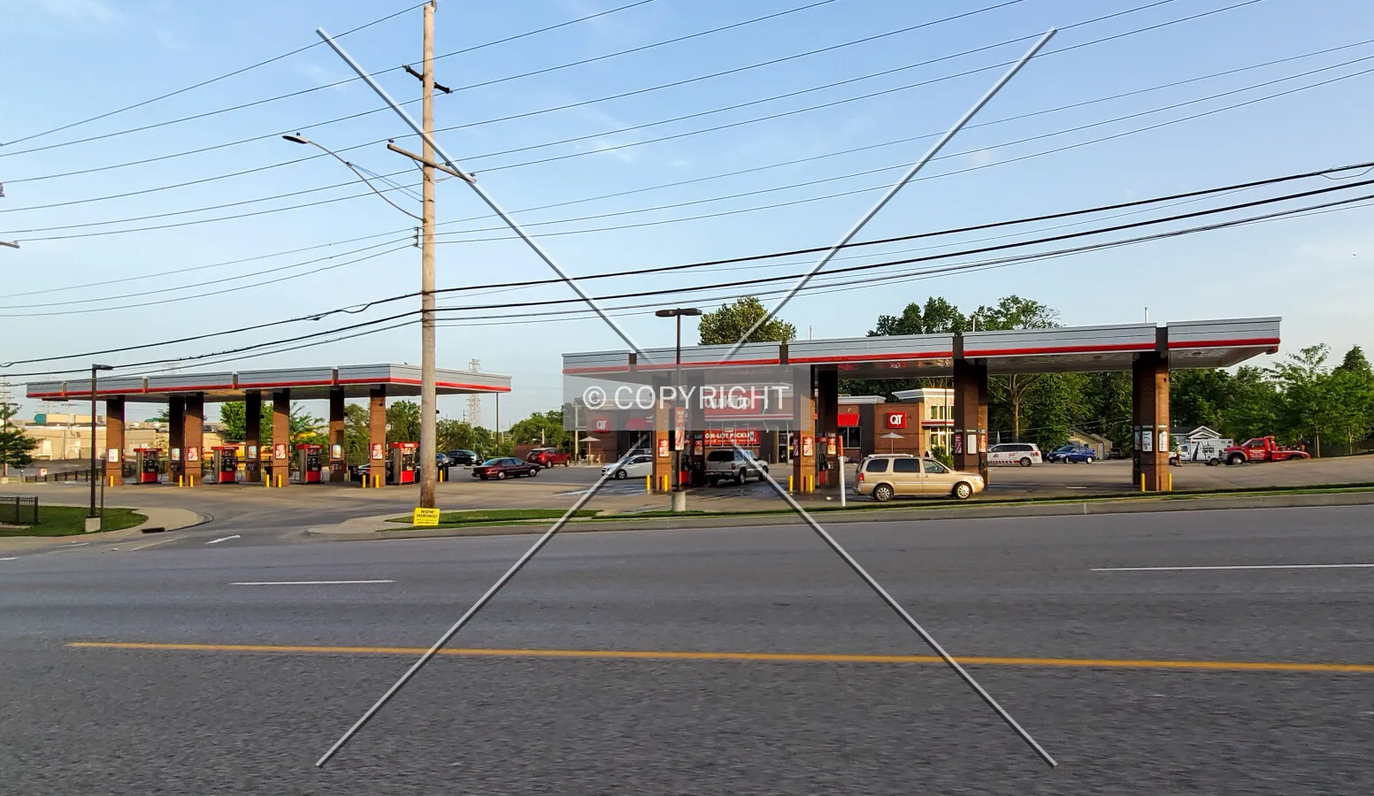 Northwest view; June 28, 2020
