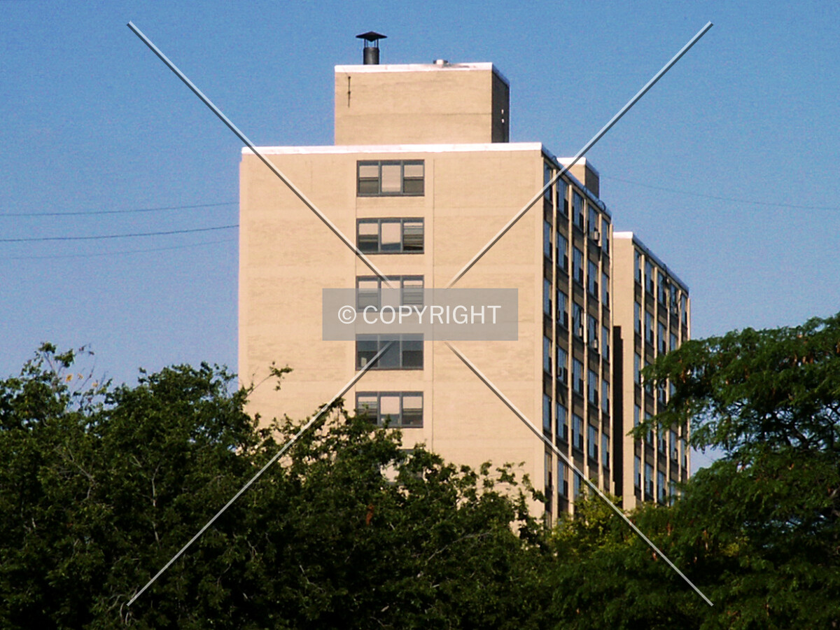 Upper floors from the east