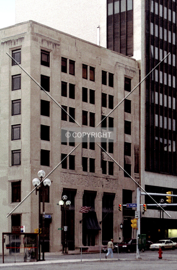 View from the southwest across Court Street