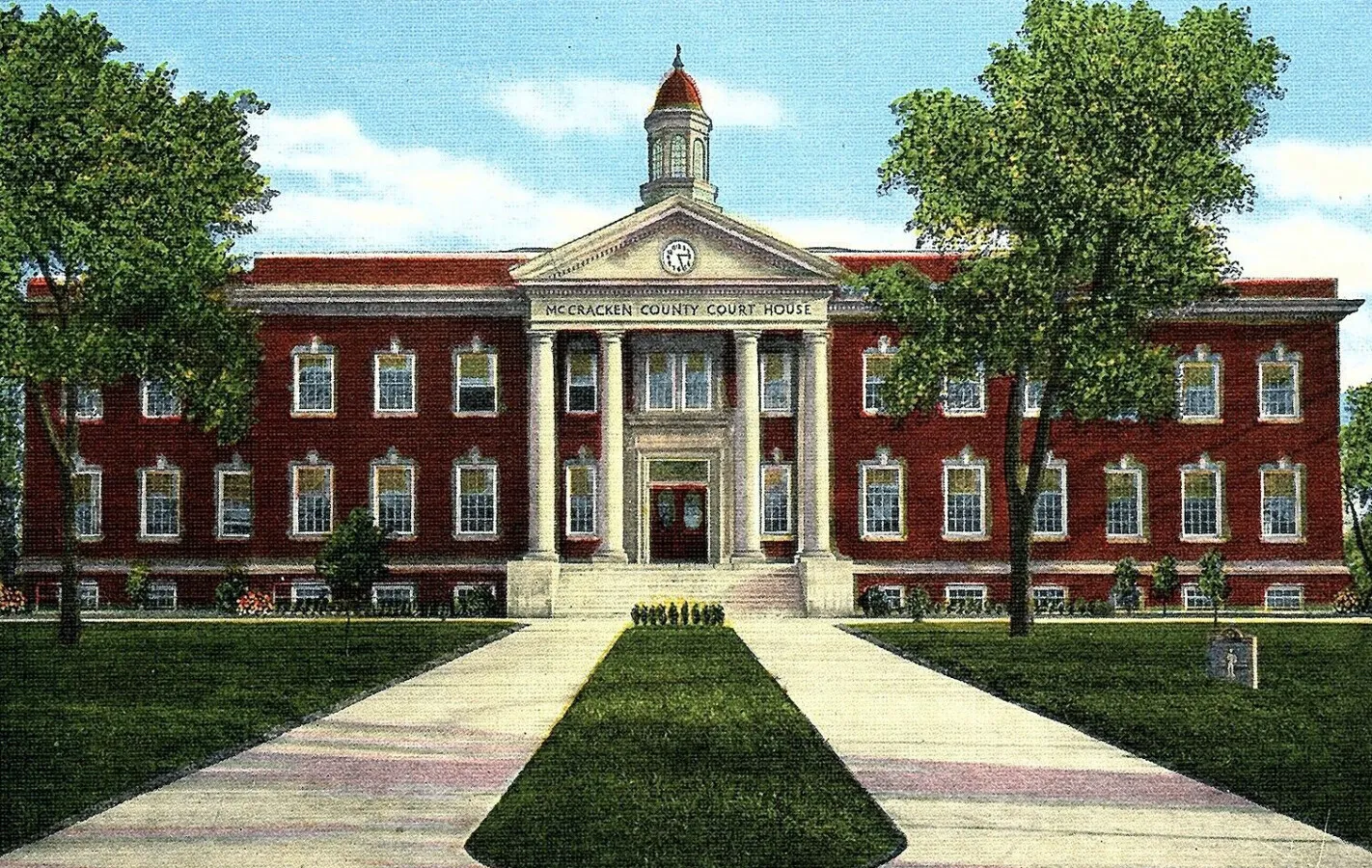 Vintage view from the northwest