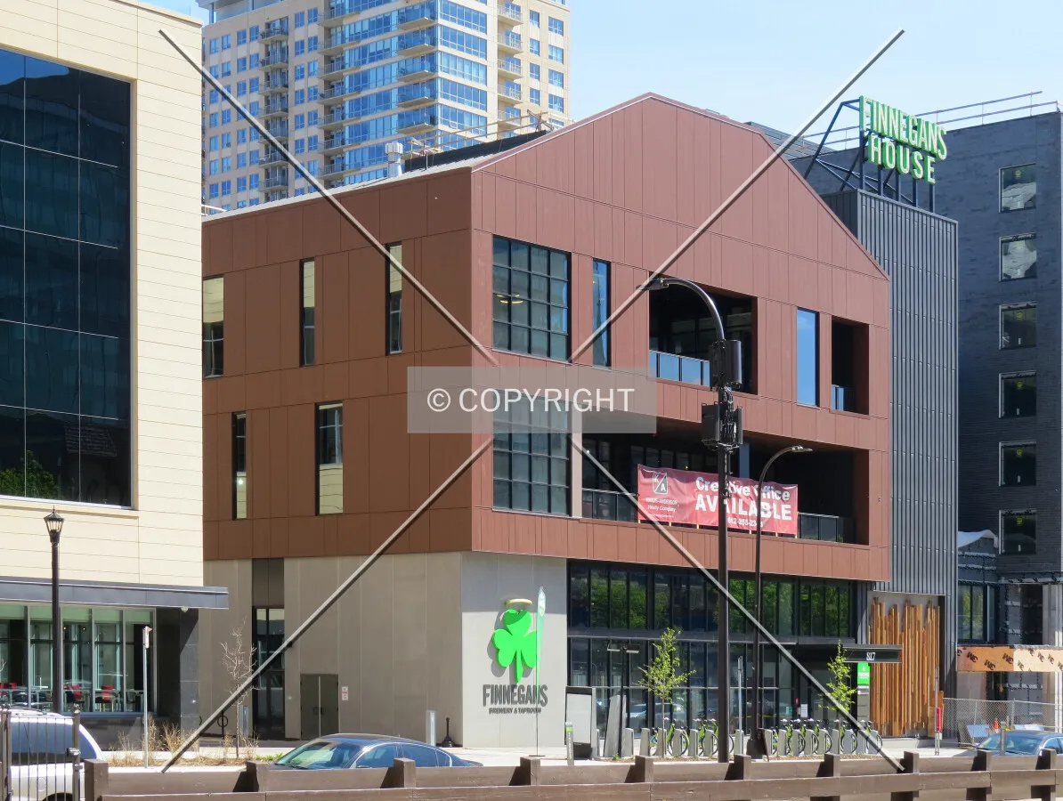 View to the southeast from 8th Street South