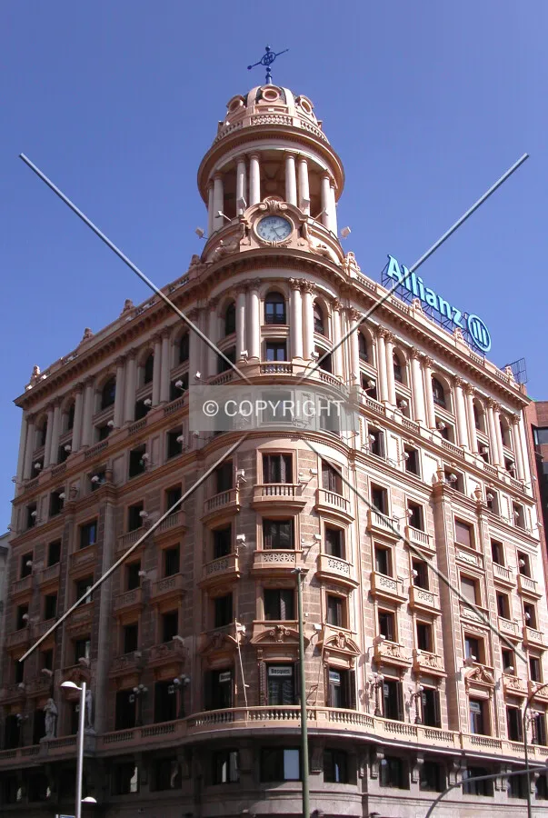 As seen from Callao square