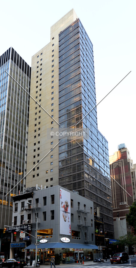 View from the west at 3rd Avenue and 45th Street