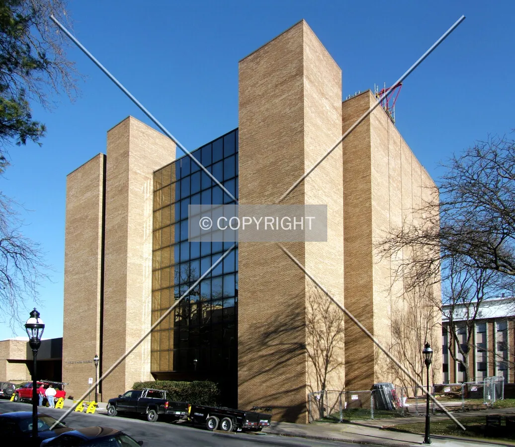 View from the southeast across Packer Avenue